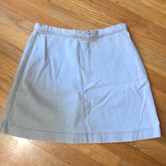 American Apparel Button Down Denim Skirt - Picture 2 of 2